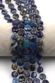 Lapis Lazuli Doğal Taş Dizi 5 x 10 mm Yassı Kesim - 1