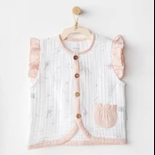 Andywawa Kız Bebek Müslin Yelek thumbnail 2