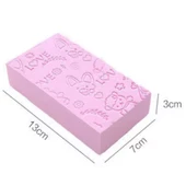 Bebek banyo ovalayıcı vücut ölü cilt sökücü temizleme duş fırçası - 4