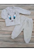 Peluş,yumoş Civciv Takım,polar Takım,kışlık Çocuk Takım,çocuk Peluş Takım - 3