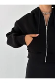 Kadın, Baskılı Üç İplik Sweatshirt - 11