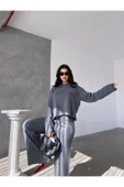 BİSİKLET YAKA OVERSIZE CEPLİ TRİKO TAKIM - 1