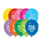 Balon Happy Birthday 10" 100lü Gemar - 1