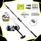 Bauer Surya 7000 Azard 390 Cm 100-200 Gr Surf Olta Takımı Seti - 1