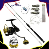 Bauer Chakal 5000 White Pro 150 cm 100-250 Gr Tekne Olta Takımı Seti - 1