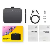 XP-Pen Deco 640 Grafik Tablet 16K 8 Tuş 60° Eğim OSU Android/Windows/Mac - 7