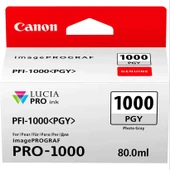 Feyza Bilişim Canon PFI-1000 PGY (Photo Gray) Fotoğraf Gri A2 Yazıcı Orijinal Mürekkep Kartuş 80 ml. (0553C001) - 1