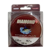 Bauer Diamond Titanium Plus 0.35 mm 150 mt Misina - Renk: Gri 16.7 kg - 1