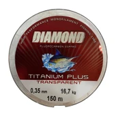 Bauer Diamond Titanium Plus 0.35 mm 150 mt Misina - Renk: Gri 16.7 kg - 2