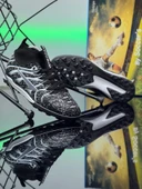 Unisex Çocuk Yetişkin Halısaha Krampon Çoraplı Çivisiz Desenli Bağcıklı Futbol Spor Ayakkabısı 2060 - 1