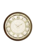 Dekoratif Duvar Saati Kahve Gold 45 CM - 1