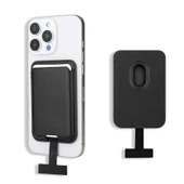 Dahili Şarj Soket Aparatlı Magnetik PU Deri Kartlık CRD-09 - 7