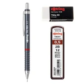 Rotring Retro Versatil Uçlu Kalem Uç-Silgi 3 lü Okul Seti 0.5 - 4