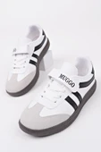 Muggo DUDLEY Günlük Ortopedik Bağcıklı Ve Cırtlı Çocuk Sneaker Spor Ayakkabı - 1
