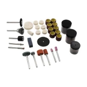 Gravür Seti 105 Parça Matkap Dramel Makine Uyumlu Kalıpçı Taşlama Zımparalama Polisaj Fırçalama Seti thumbnail 2