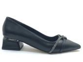 Mehtap Taş Detaylı Kısa Topuklu Kadın Babet Ayakkabı thumbnail 7