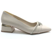 Mehtap Taş Detaylı Kısa Topuklu Kadın Babet Ayakkabı thumbnail 16