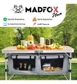 Nova Katlanır Kamp Masası Ahşap - 8