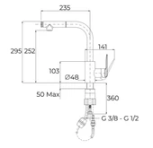 TEKA IN 938 PLUS 2 FONKSİYONLU SPİRALLİ KROM MUTFAK BATARYASI thumbnail 4