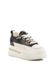 Guja Siyah Yüksek Taban Kadın Sneaker - 3