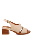 Venüs Bej Kadın Topuklu Sandalet - 1