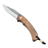 Katlanır Cep Çakısı - Ahşap Saplı - İpli - Savex - 3279 - 1