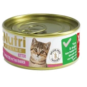 Nutri Feline Kitten Tavuklu Ton Balıklı Yavru Konservesi 85 Gr - 1