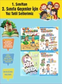1.Sınıftan 2.Sınıfa Geçenler İçin Ata Tatilde Seti (4 Kitap) - 1