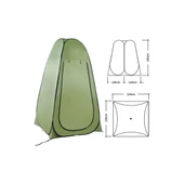 Kamp Plaj Duş Wc Otomatik Giyinme Çadırı 120X120×190 Portatif Çadır Giyinme Çadırı - 1