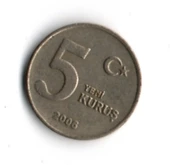 T.C. 5 Yeni Kuruşa 2006 (mp1965) thumbnail 2