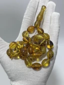 Doğal Kaya Damla Kehribar Tesbih 33lük 32,95 Gram - 3