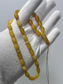 Doğal Kaya Damla Kehribar Tesbih 33lük 11,59 Gram - 1