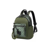 Parlak Kumaş Küçük Boy Askılı Kadın Sırt Çantası 3252 thumbnail 4