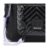 Parlak Kumaş Küçük Boy Askılı Kadın Sırt Çantası 3252 thumbnail 2