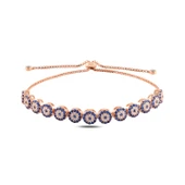 Silverella Gümüş 925 Ayar Göz Zirkon Taşlı Suyolu Asansör Bileklik SE2025B100796 thumbnail 2