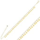 Silverella Gümüş 925 Ayar Sallantılı Pullu Bileklik SE2025B98305 thumbnail 1