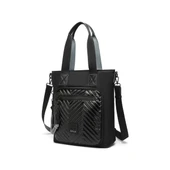 Parlak Kumaş Çapraz Askılı Kadın Omuz Çantası 3248 thumbnail 4