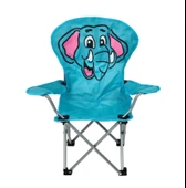 Ed Pet Dizayn Çocuk Kamp Sandalyesi Fil Desen Taşıma Çantası ile Beraber - 3