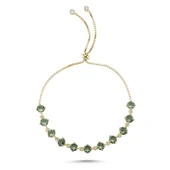 Silverella Gümüş 925 Ayar Suyolu 5mm Sultanit Zirkon Taşlı Asansör Bileklik SE2025B101645 thumbnail 3