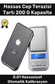 Lcd Ekranlı Otomatik Kapanma Kalibrasyon Hassas Cep Terazisi Tartı 200 G Kapasite 0.01 Hassasiyet - 1