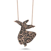 Silverella Gümüş 925 Ayar Semazen Mineli Kolye SE2025N01708 thumbnail 1