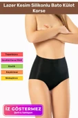 İz Göstermeyen Kaymaz Dikişsiz Popo Kaldıran Toparlayıcı Lazer Kesim Silikonlu Bato Korse - 1