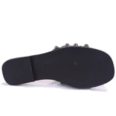 Dagoster DZA07-998005 Siyah Düz Spor Kadın Terlik - 4