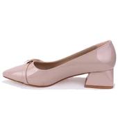 Dagoster DZA07-1274309 Bej Rugan Klasik Topuklu Kadın Ayakkabı thumbnail 3