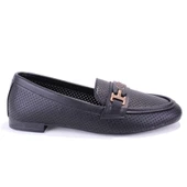 Dagoster DZA07-1181122 Siyah Günlük Babet Kadın Ayakkabı - 2