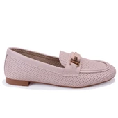 Dagoster DZA07-1181122 Bej Günlük Babet Kadın Ayakkabı - 2