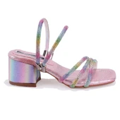 Dagoster DJA76-ASK16 Gökkuşağı Ortopedik  Kız Çocuk Abiye Ayakkabı - 2