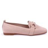 Dagoster DZA07-1095213 Bej Triko Günlük Babet Kadın Ayakkabı - 2