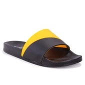 Fly Soft S263071 Siyah Sarı Günlük Ortopedik Erkek Spor Terlik - 1