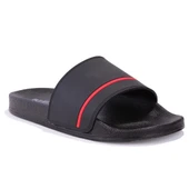 Fly Soft S263050 Siyah Kırmızı Günlük Ortopedik Erkek Spor Terlik - 1